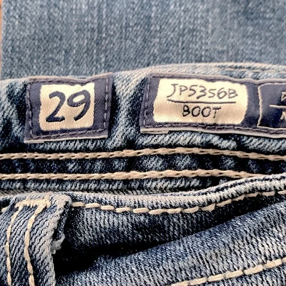 Miss Me Peace Sign #JP5356B Boot Jean - Picture 13 of 15